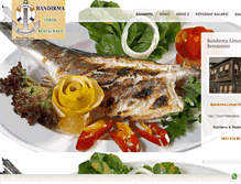 Tablet Screenshot of bandirmalimanrestaurant.com